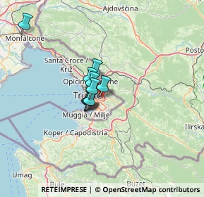 Mappa Str. per Longera, 34128 Trieste TS, Italia (11.07727)