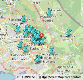 Mappa Str. per Longera, 34128 Trieste TS, Italia (1.5125)