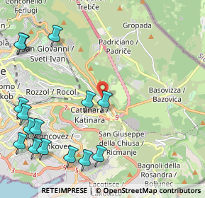 Mappa Str. per Longera, 34128 Trieste TS, Italia (2.88933)