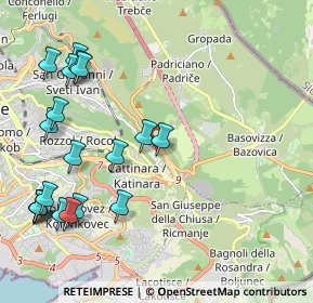 Mappa Str. per Longera, 34128 Trieste TS, Italia (2.586)