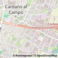 Mapa Cardano al Campo