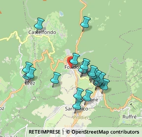 Mappa Via Battisti, 38013 Fondo TN, Italia (1.685)