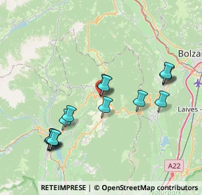 Mappa Via Giuseppe Garibaldi, 38013 Fondo TN, Italia (7.876)