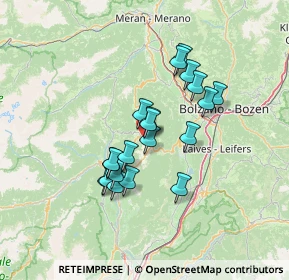 Mappa Via Giuseppe Garibaldi, 38013 Fondo TN, Italia (10.7235)