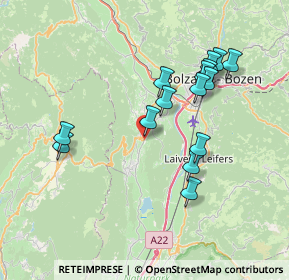 Mappa Via Caldaro, 39057 Appiano sulla strada del vino BZ, Italia (7.028)