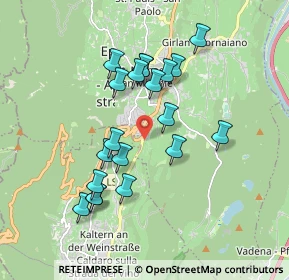 Mappa Via Caldaro, 39057 Appiano sulla strada del vino BZ, Italia (1.6315)