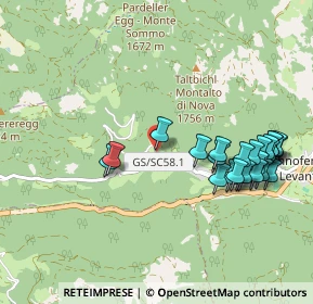 Mappa Vicolo Samer, 39056 Nova Levante BZ, Italia (1.03333)