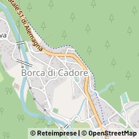 Map Borca di Cadore