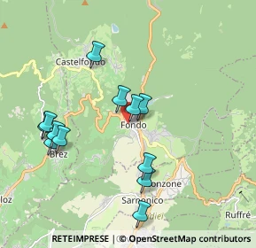 Mappa Via IV Novembre, 38013 Fondo TN, Italia (1.84583)