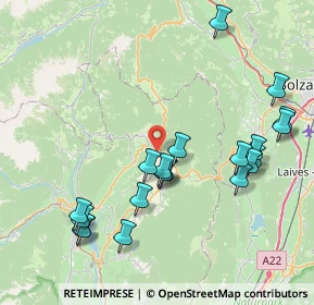 Mappa Via IV Novembre, 38013 Fondo TN, Italia (8.551)
