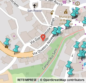 Mappa Via IV Novembre, 38013 Fondo TN, Italia (0.0875)