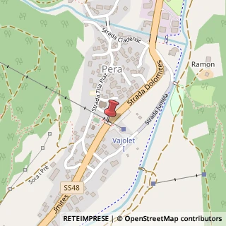 Mappa Via Dolomites, 60, 38036 Pozza di Fassa, Trento (Trentino-Alto Adige)