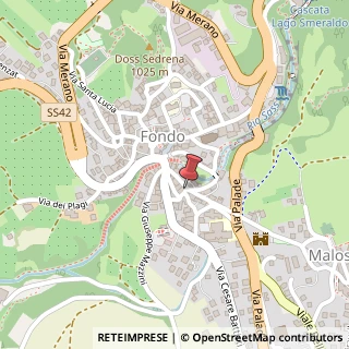 Mappa Via Roma,  26, 38013 Fondo, Trento (Trentino-Alto Adige)