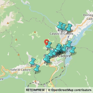 Mappa Via Longiarù, 32044 Pieve di Cadore BL, Italia (1.6225)