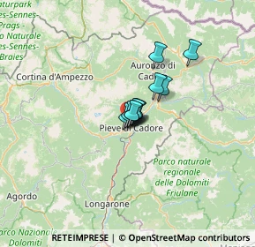 Mappa Via Longiarù, 32044 Pieve di Cadore BL, Italia (5.47455)