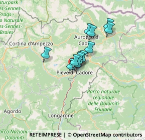 Mappa Via Longiarù, 32044 Pieve di Cadore BL, Italia (8.3625)