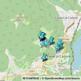 Mappa Via Longiarù, 32044 Pieve di Cadore BL, Italia (0.53192)