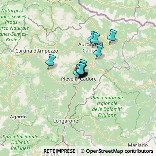 Mappa Via Giosuè Carducci, 32044 Pieve di Cadore BL, Italia (5.94769)