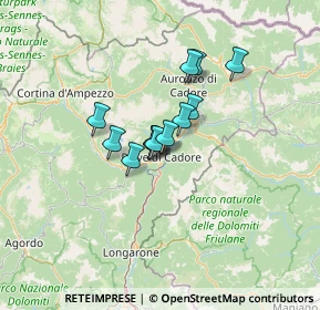 Mappa Via Giosuè Carducci, 32044 Pieve di Cadore BL, Italia (8.16833)