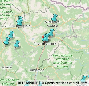 Mappa Via Giosuè Carducci, 32044 Pieve di Cadore BL, Italia (23.916)