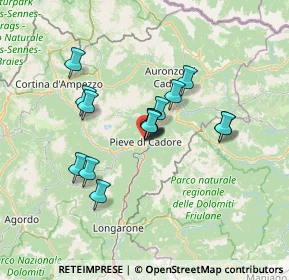 Mappa Via Giosuè Carducci, 32044 Pieve di Cadore BL, Italia (10.40733)