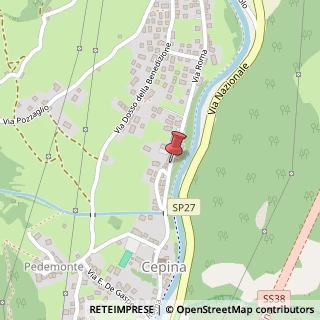 Mappa Via roma cepina 27, 23030 Valdisotto, Sondrio (Lombardia)