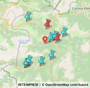 Mappa 32020 Rocca Pietore BL, Italia (6.68273)