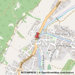 Mappa Via XX Settembre, 40, 38036 Pozza di Fassa, Trento (Trentino-Alto Adige)