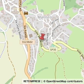 Mappa Via bellavista 2/a, 38013 Malosco, Trento (Trentino-Alto Adige)