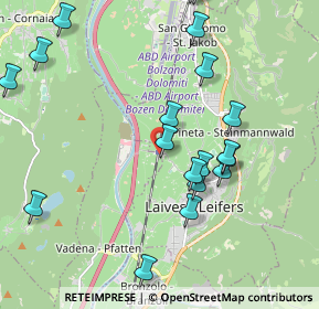 Mappa Laives Leifers, 39055 Vadena BZ, Italia (2.31)