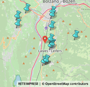 Mappa Laives Leifers, 39055 Laives BZ, Italia (3.72462)