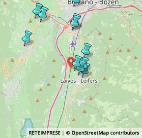 Mappa Laives Leifers, 39055 Vadena BZ, Italia (3.53455)