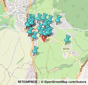 Mappa Via Bellavista, 38013 Borgo d'Anaunia TN, Italia (0.35385)