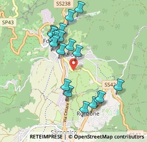 Mappa Via Bellavista, 38013 Borgo d'Anaunia TN, Italia (0.899)