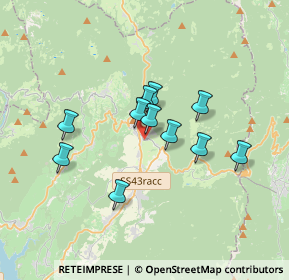 Mappa Via Bellavista, 38013 Borgo d'Anaunia TN, Italia (2.64636)