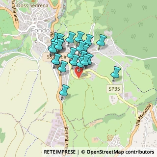 Mappa Via Bellavista, 38013 Borgo d'Anaunia TN, Italia (0.35385)