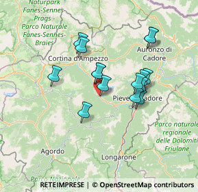 Mappa 32040 Borca di Cadore BL, Italia (11.584)