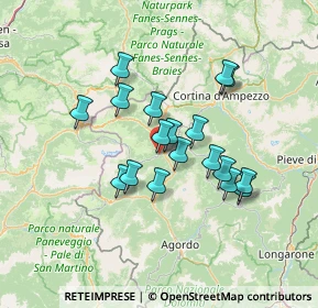 Mappa Strada Statale, 32020 Rocca Pietore BL, Italia (11.12)