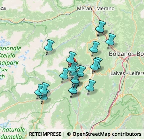 Mappa Via Per Merano fraz, 38020 Rumo TN, Italia (11.343)