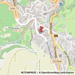 Mappa Via Cesare Battisti, 49, 38013 Fondo, Trento (Trentino-Alto Adige)