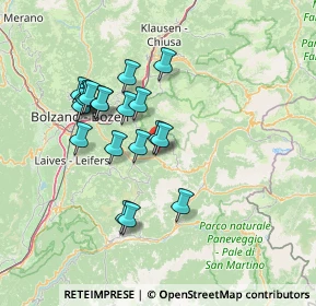 Mappa Via Catinaccio, 39056 Nova Levante BZ, Italia (12.601)