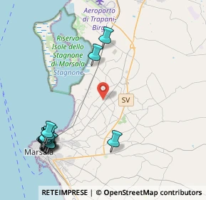 Mappa Contrada S. Michele Rifugio, 91025 Marsala TP, Italia (6.2215)