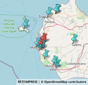 Mappa Contrada Ragalia, 91025 Marsala TP, Italia (14.27571)