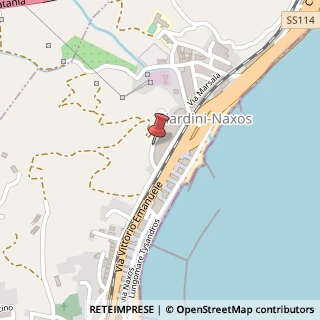 Mappa via delle fornaci 2/a, 98035 Giardini Naxos ME, Italia, 98035 Giardini Naxos, Messina (Sicilia)