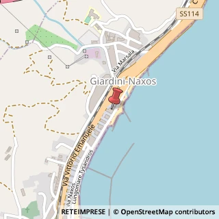 Mappa Lungomare Tysandros, 24, 98035 Fiumefreddo di Sicilia, Catania (Sicilia)