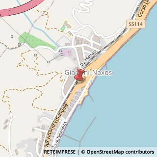 Mappa Via Vittorio Emanuele, 21, 98035 Giardini Naxos, Messina (Sicilia)