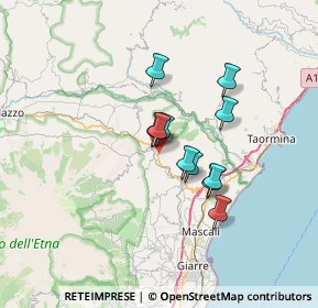 Mappa Via Siracusa, 95015 Linguaglossa CT, Italia (5.39909)