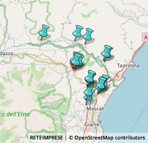 Mappa Via dei Cappuccini, 95015 Linguaglossa CT, Italia (5.75722)