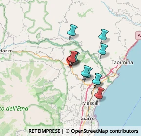 Mappa Via dei Cappuccini, 95015 Linguaglossa CT, Italia (5.57273)