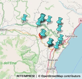 Mappa Via dei Cappuccini, 95015 Linguaglossa CT, Italia (6.32211)